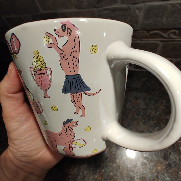NWT Playful Pink Dog Print Mug, Prima Mugs - Picture 7 of 7